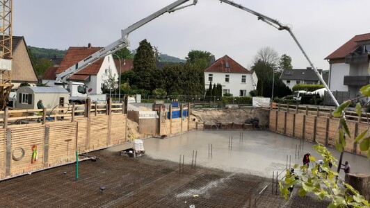 Baufortschritt am 7.5.2024